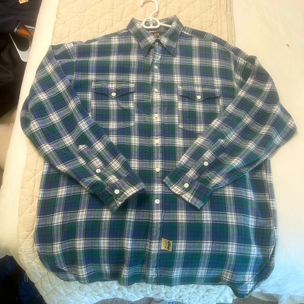 Ralph Lauren RRL Plaid Button Up Shirt